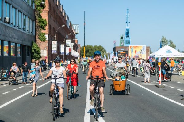 Traffic in Ghent - Car free day
